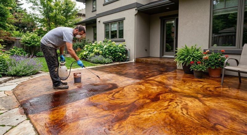 Cement Staining in Fort Worth, TX