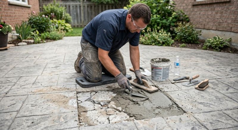Decorative Concrete Repair in Fargo, ND