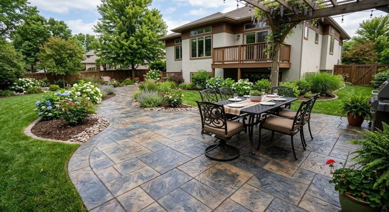 Stamped Overlay Installation in Fort Worth, TX