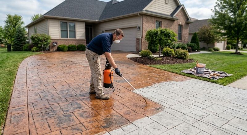 Driveway Refinishing in Dallas, TX